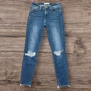 Flying Monkey Ripped Skinny Jeans Women’s Size 27 Pre-Owned Distressed